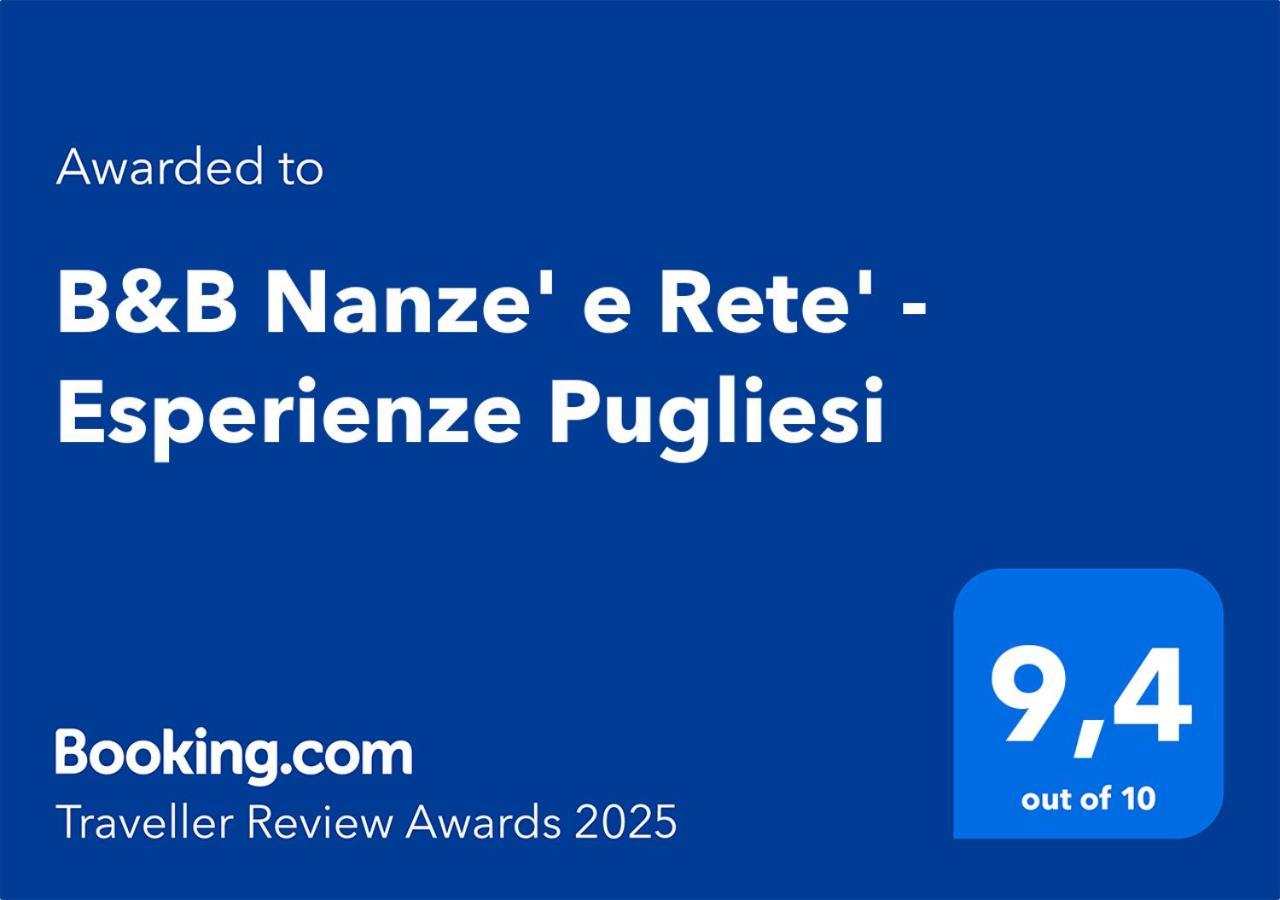 B&B Nanze' E Rete' - Esperienze Pugliesi Carosino Exteriér fotografie